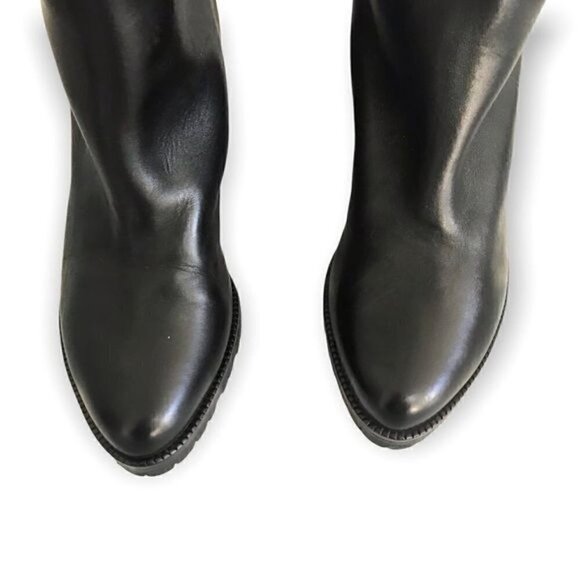 Walter Steiger boots black over the knee /knee high boots, size 39.5 EU - Picture 7 of 13